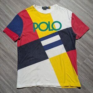 Polo Ralph Lauren Spectre Color block T Shirt Men's Medium Classic Fit